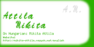 attila mikita business card